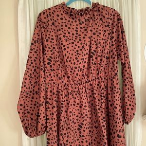 Leopard print dress !
